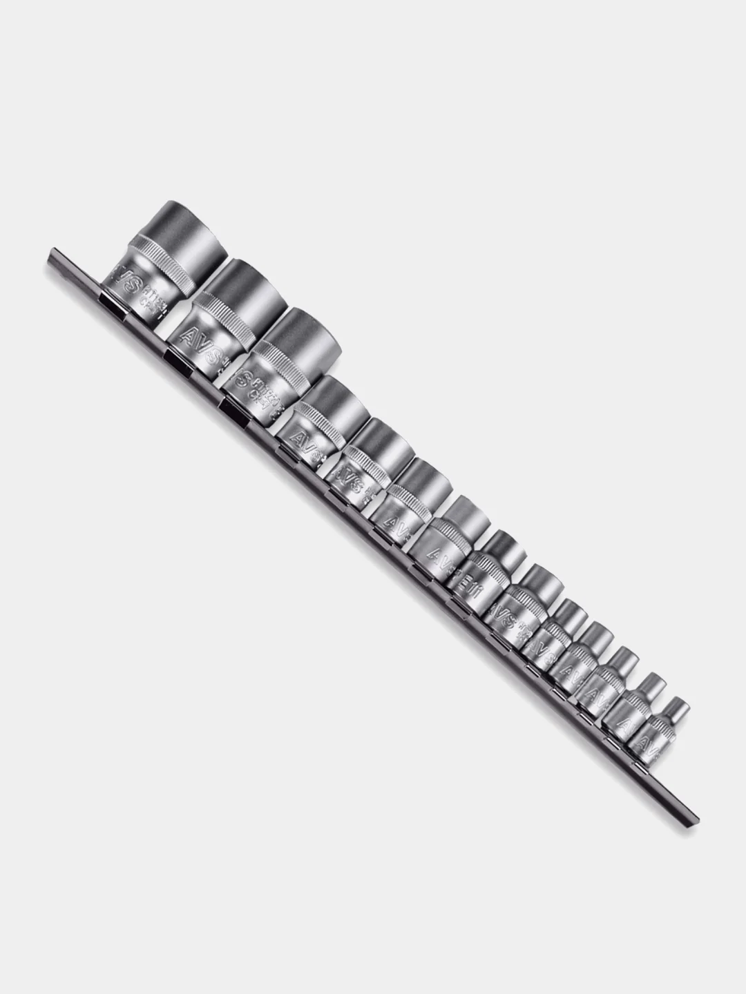 Набор головок торцевых 1/4", 3/8", 1/2"DR TORX (E4-E24) (14 предм), AVS NTX-14M