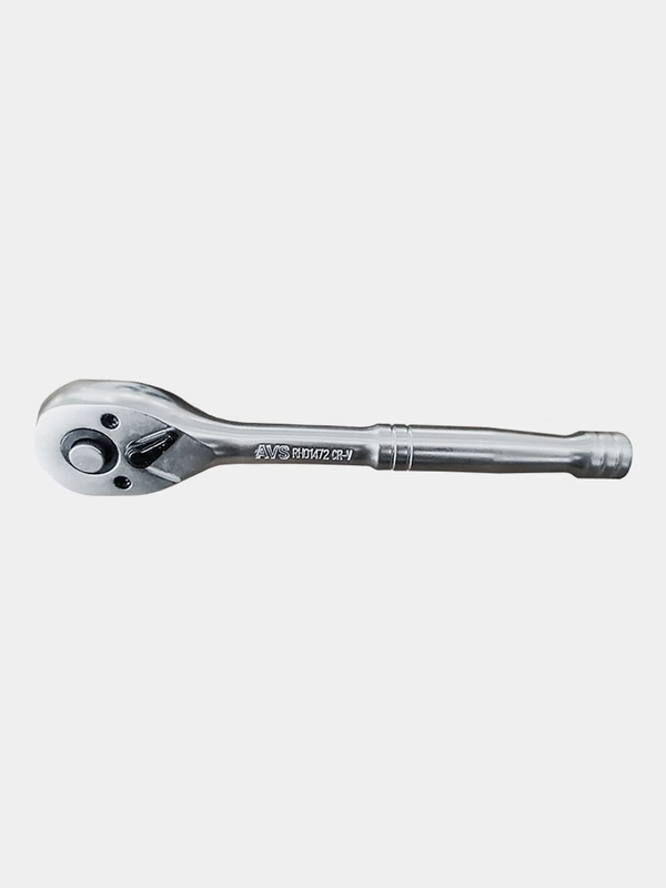 A07941S Рукоятка трещоточная 1/2"DR 72 зубца (металлическая ручка) AVS RH01272