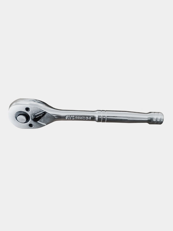 A07936S Рукоятка трещоточная 1/4"DR 72 зубца (металлическая ручка) AVS RH01472