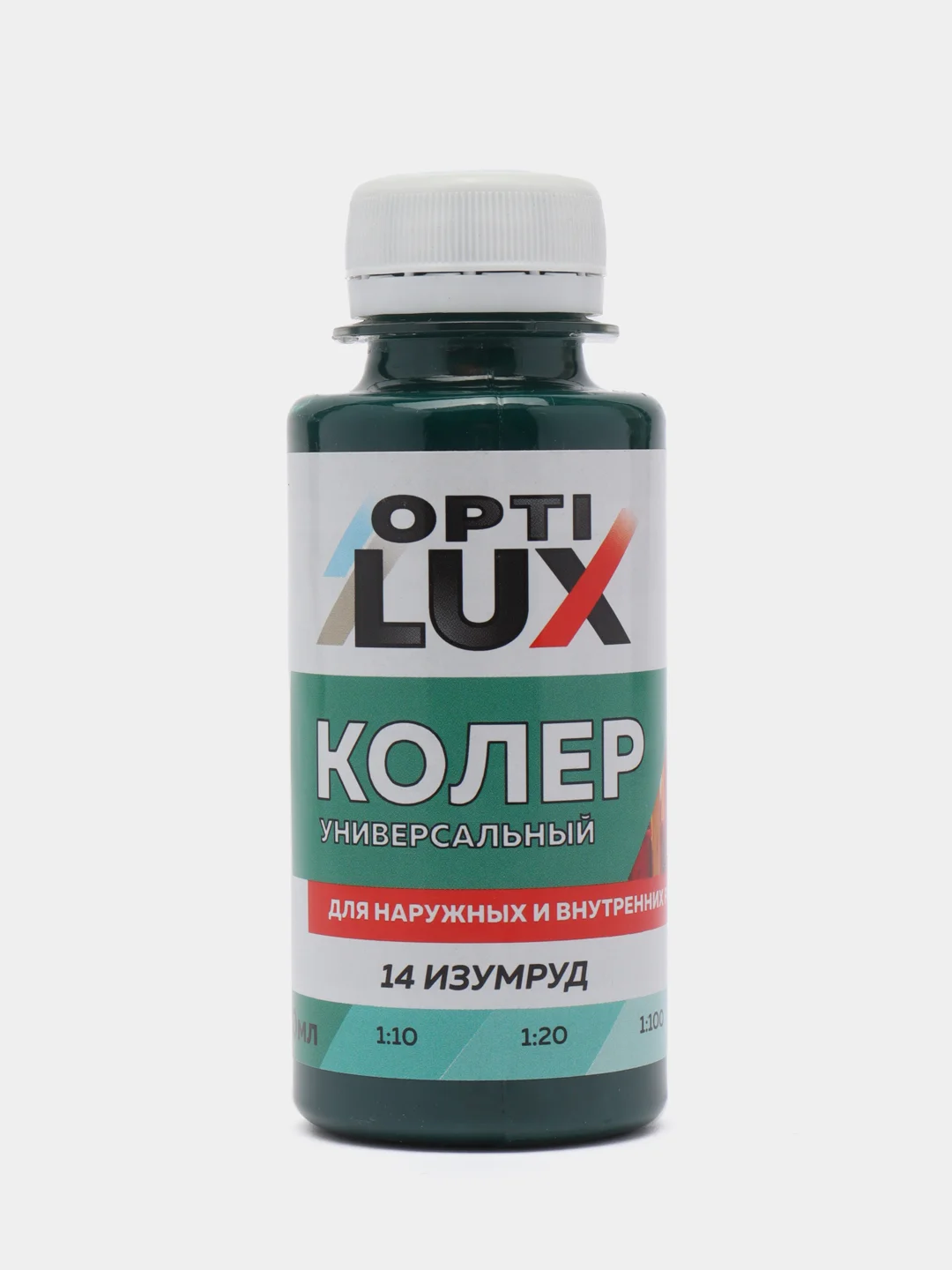 Тёмно-бирюзовый колеровочная паста Оптилюкс, универсальная, 100 мл