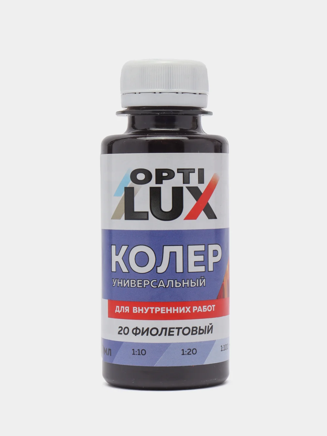 Фиолетовый колеровочная паста Оптилюкс, универсальная, 100 мл