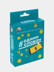 Бирюзовый настольная карточная игра на логику "Одним словом", 60 карт, 12+, игра крокодил