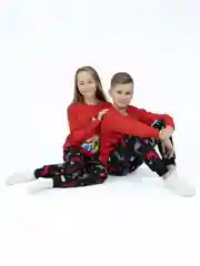 Пижама для девочки,для мальчика на Новый год, Утенок
