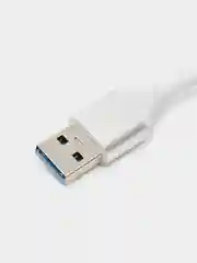 Серебряный usb-хаб, разветвитель на 4 порта, Type-C, переходник HUB 3.0, концентратор