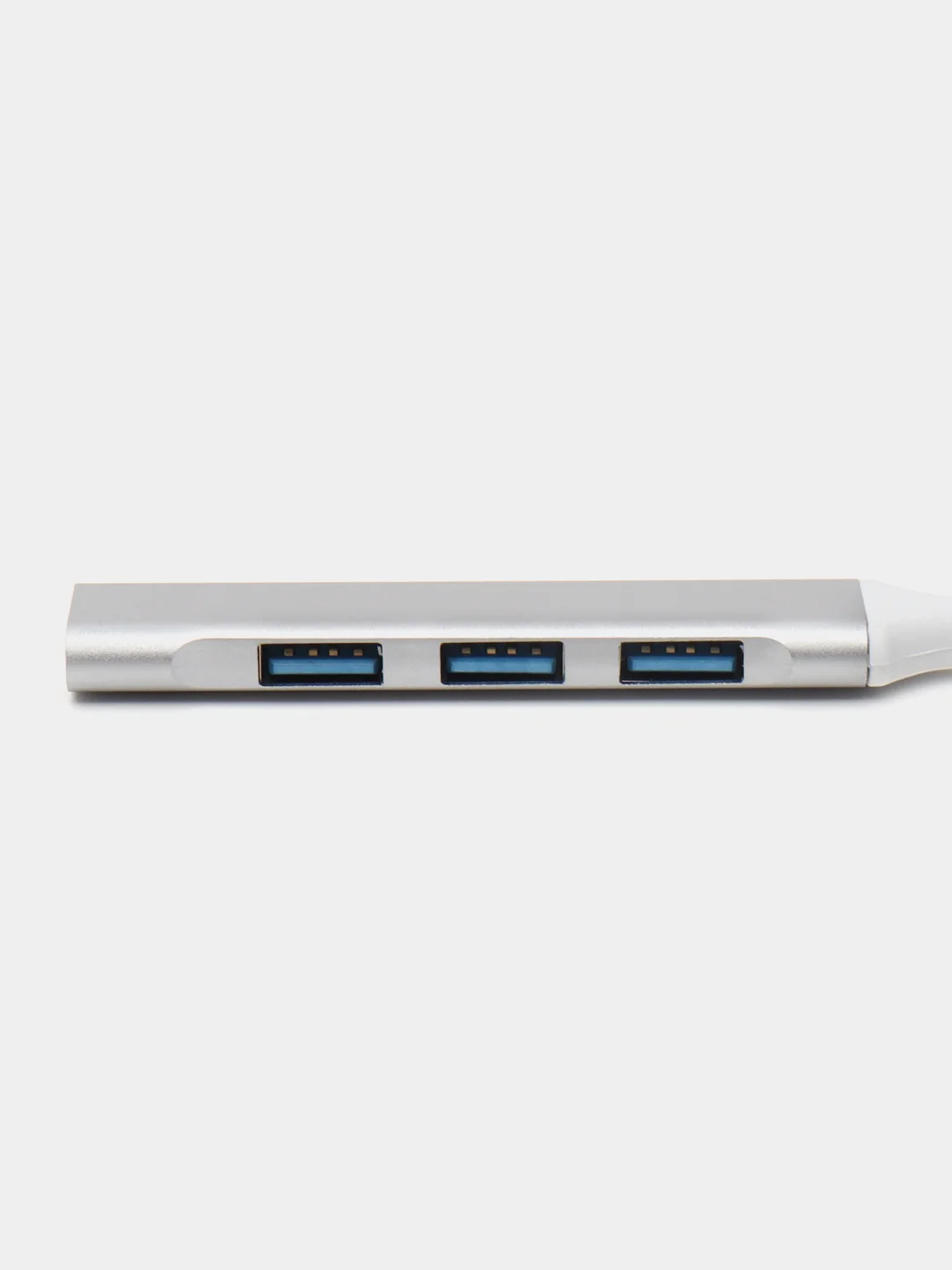 Серый usb-хаб, разветвитель на 4 порта, Type-C, переходник HUB 3.0, концентратор