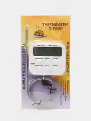 Кулинарный электронный термометр с проводом и щупом для духового шкафа