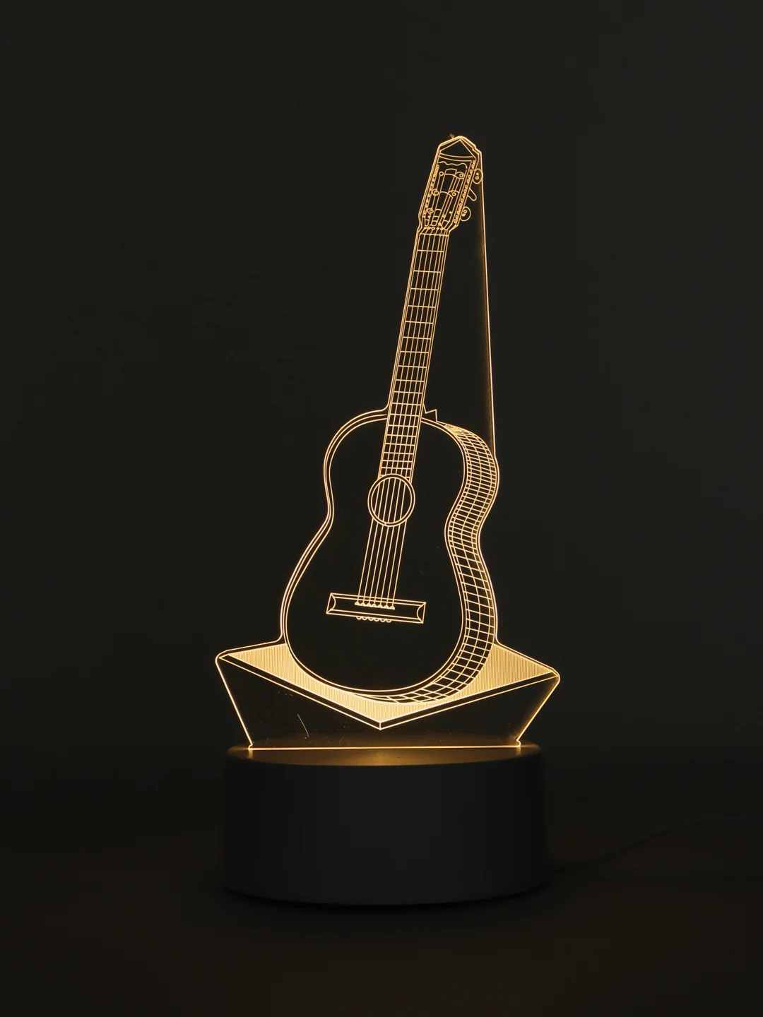 Бирюзовый светильник-ночник светодиодный, 3D, LED, USB, 4 вида