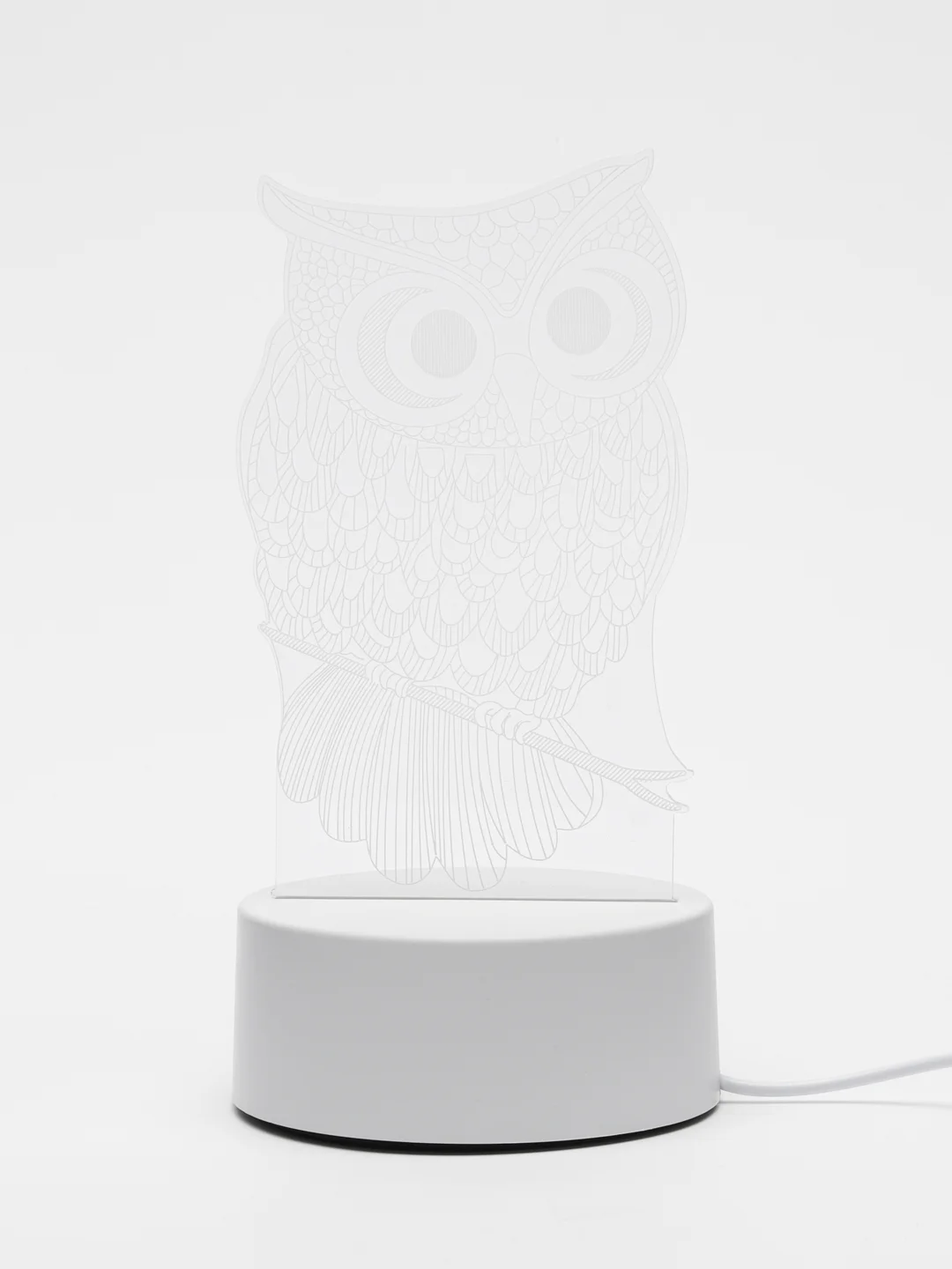 Бронзовый светильник-ночник светодиодный, 3D, LED, USB, 4 вида