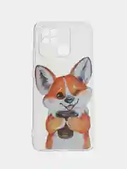 Бронзовый силиконовый чехол на Xiaomi Redmi 10C (Сяоми Редми 10С)