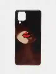 Фиолетовый силиконовый чехол на Samsung Galaxy A12 / M12 (Самсунг А12 / М12)