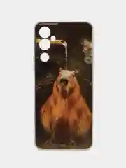 Коричневый силиконовый чехол на Tecno Pova Neo 2 (Текно Пова Нео 2)