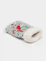 Слоновая кость варежки женские тёплые зимние