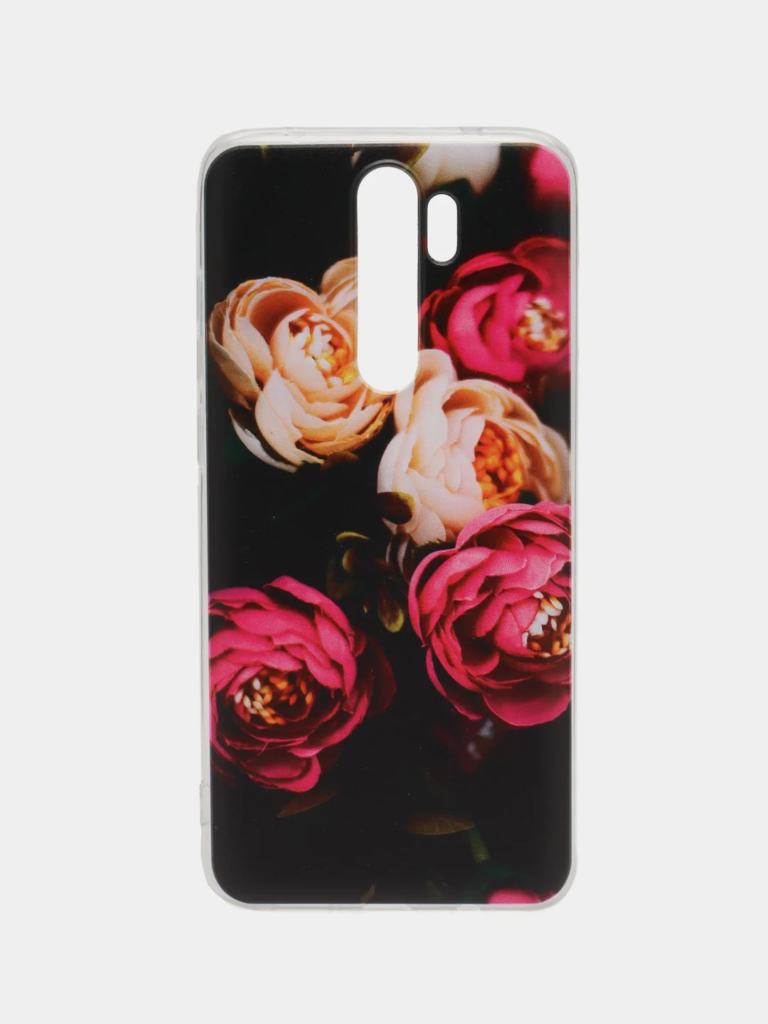 Кораллово-розовый силиконовый чехол на Xiaomi Redmi Note 8 Pro (Сяоми Редми Нот 8 Про)