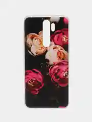 Кораллово-розовый силиконовый чехол на Xiaomi Redmi Note 8 Pro (Сяоми Редми Нот 8 Про)