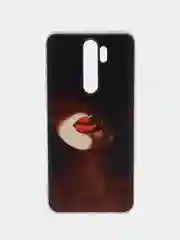 Фиолетовый силиконовый чехол на Xiaomi Redmi Note 8 Pro (Сяоми Редми Нот 8 Про)