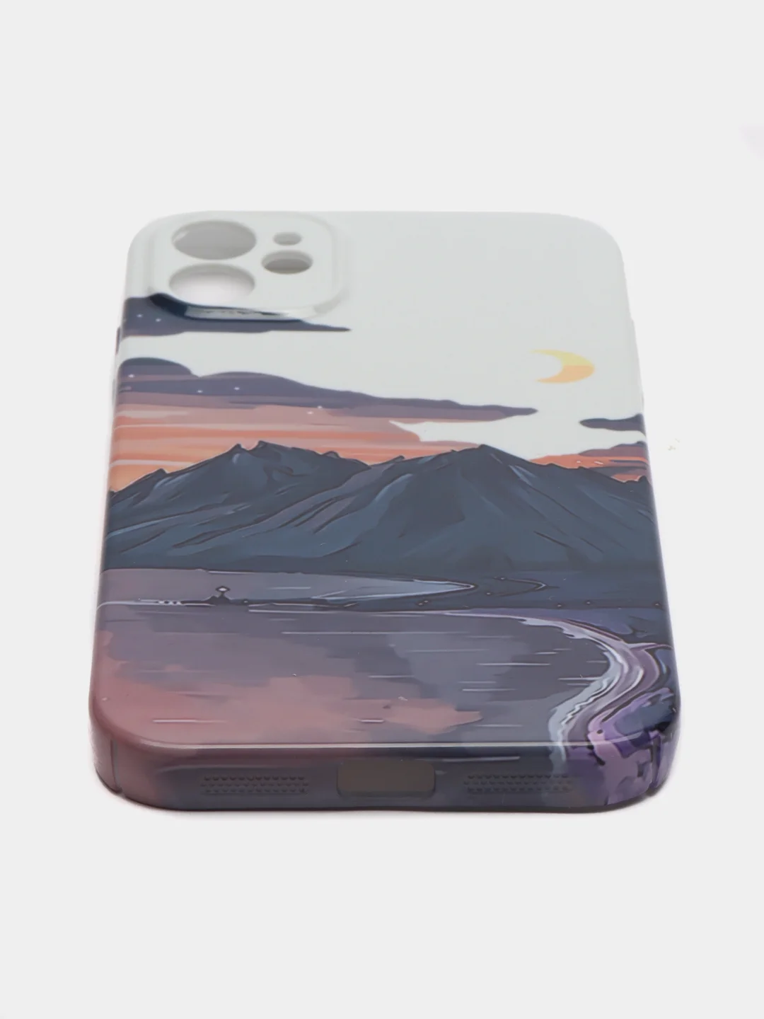 Коралловый чехол айфон на 11, iPhone 13, 13 Про, Горы, Ландшафт, 6 принтов, чехол iphone 11