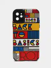 Алый чехол на айфон 11, чехол для iPhone 11, 3 принта, back to basic, ударопрочный