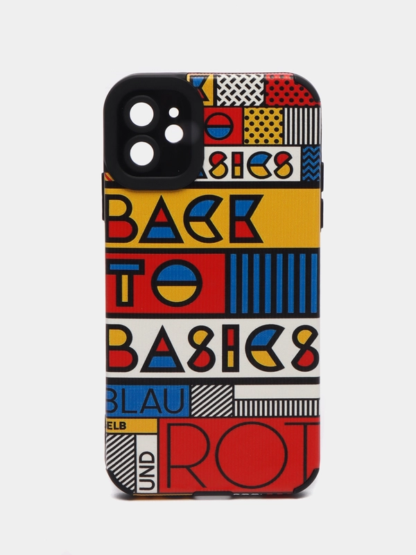 Чехол на айфон 11, чехол для iPhone 11, 3 принта, back to basic, ударопрочный