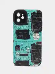 Аметистовый чехол на айфон 11, чехол для iPhone 11, 3 принта, back to basic, ударопрочный