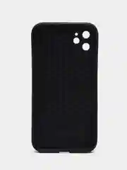 Багровый чехол на айфон 11, чехол для iPhone 11, 3 принта, back to basic, ударопрочный