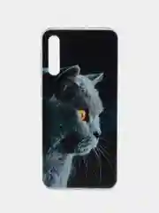 Тёмно-серый силиконовый чехол на Samsung (Самсунг) Galaxy A50 / A30S