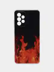 Оранжевый силиконовый чехол на Samsung Galaxy A52/A52s (Самсунг А52/A52s)