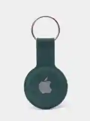 Зеленый чехол-брелок защитный для Apple Airtag, силиконовый, с кольцом, подвеска на трекер