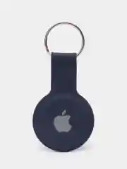 Темно-синий чехол-брелок защитный для Apple Airtag, силиконовый, с кольцом, подвеска на трекер