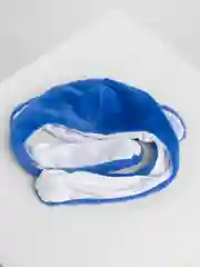 Синий шапка светящаяся, с прыгающими ушками