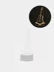 Бирюзовый светильник-ночник светодиодный, 3D, LED, USB, 4 вида