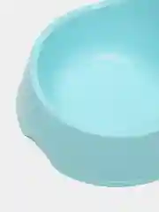 Голубой миска для кошек, двойная, 0,2 л