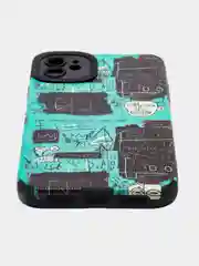 Аметистовый чехол на айфон 11, чехол для iPhone 11, 3 принта, back to basic, ударопрочный