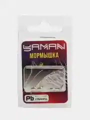 Мормышка капля, с фосфорной пяткой, набор из 5 штук