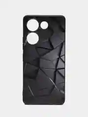 Тёмно-серый силиконовый чехол для Tecno Camon 20 Pro 4G, Camon 20 4G, с принтом, с рисунком