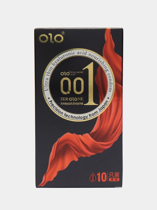 Презервативы латексные OLO "Neо", обнаженное чувство, супер тонкий, 0,01 мм, 10 штук