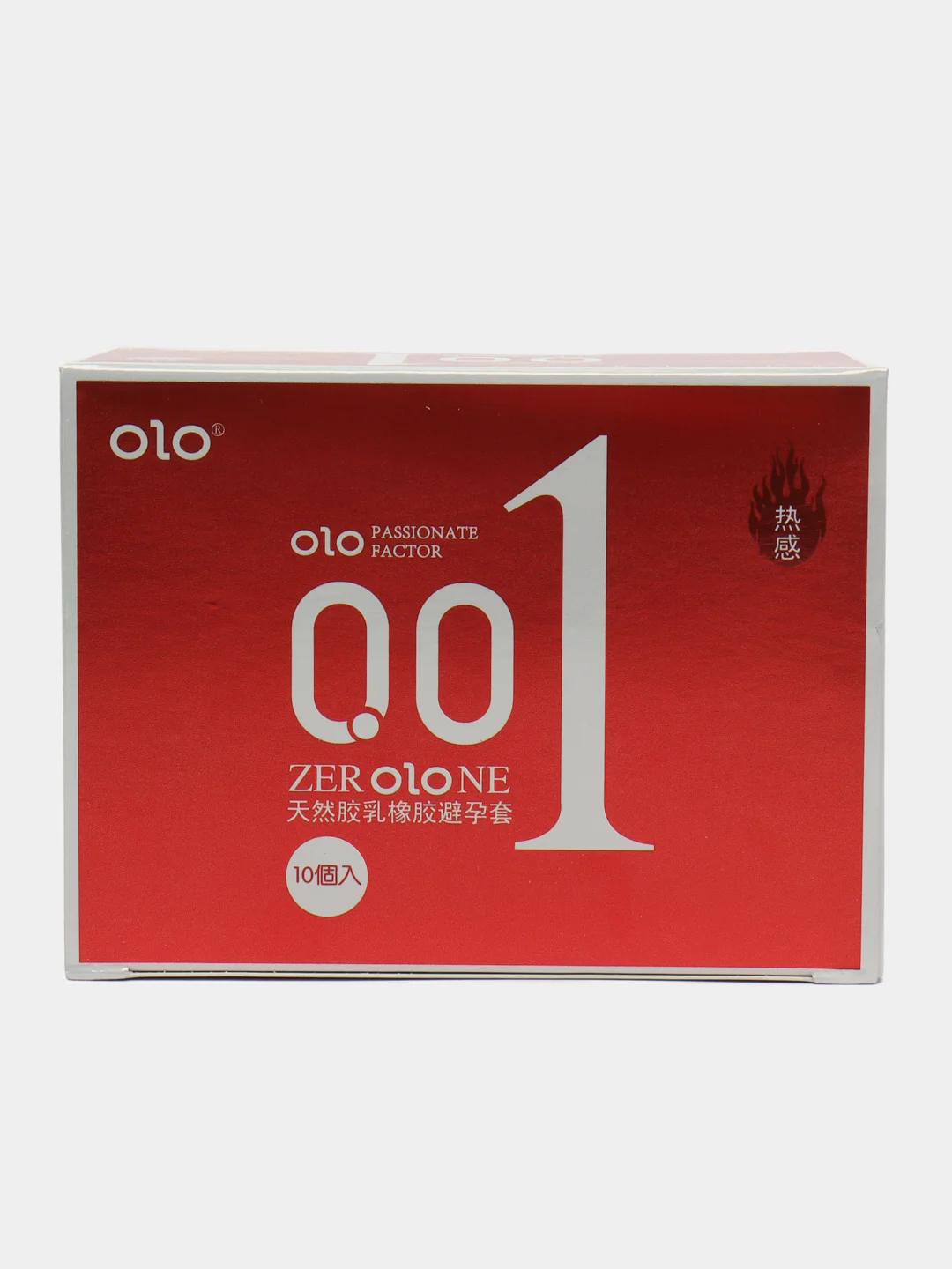 Презервативы OLO с разогревающим эффектом, супертонкие, 0.01 мм, 10 штук