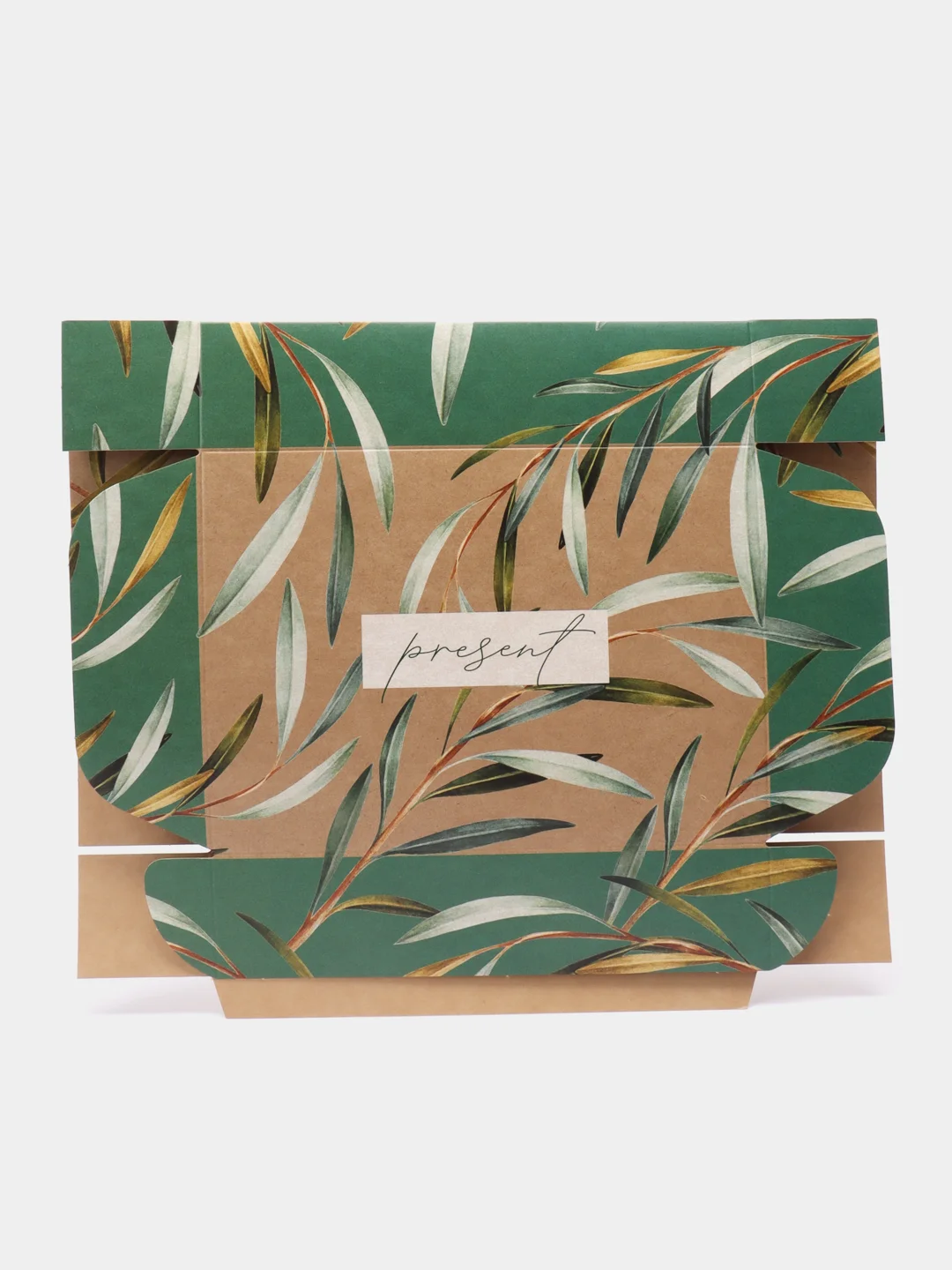 Коробка складная Present, с крафт оборотом, 21 х 15 х 5 см