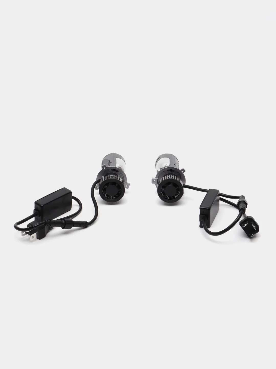 Автомобильные светодиодные линзованные лампы H4 mini Bi-Led с СТГ, 6000К, 12-24V, 2 штуки