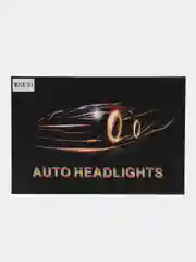 Автомобильные светодиодные линзованные лампы H4 mini Bi-Led с СТГ, 6000К, 12-24V, 2 штуки