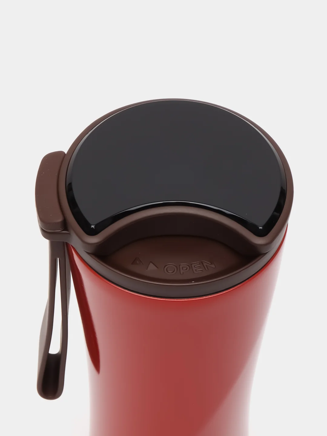 Термокружка KKF Kiss Kiss Fish MOKA Smart Cup OLED, 0.43 л, красный