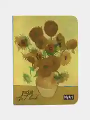 Фиолетовый скетчбук MyArt Pocket Artbook, А6, без линовки, 100 г/м2, 80 листов. Проф-Пресс