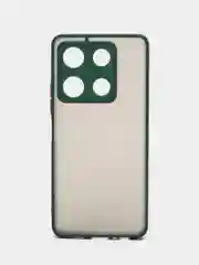 Морской чехол для Infinix Note 30 Pro (Инфиникс Нот 30 Про), пластиковый, матовый, с цветными кнопками