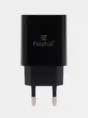 Черный зарядное устройство USB to Type-C, 20W, быстрая зарядка