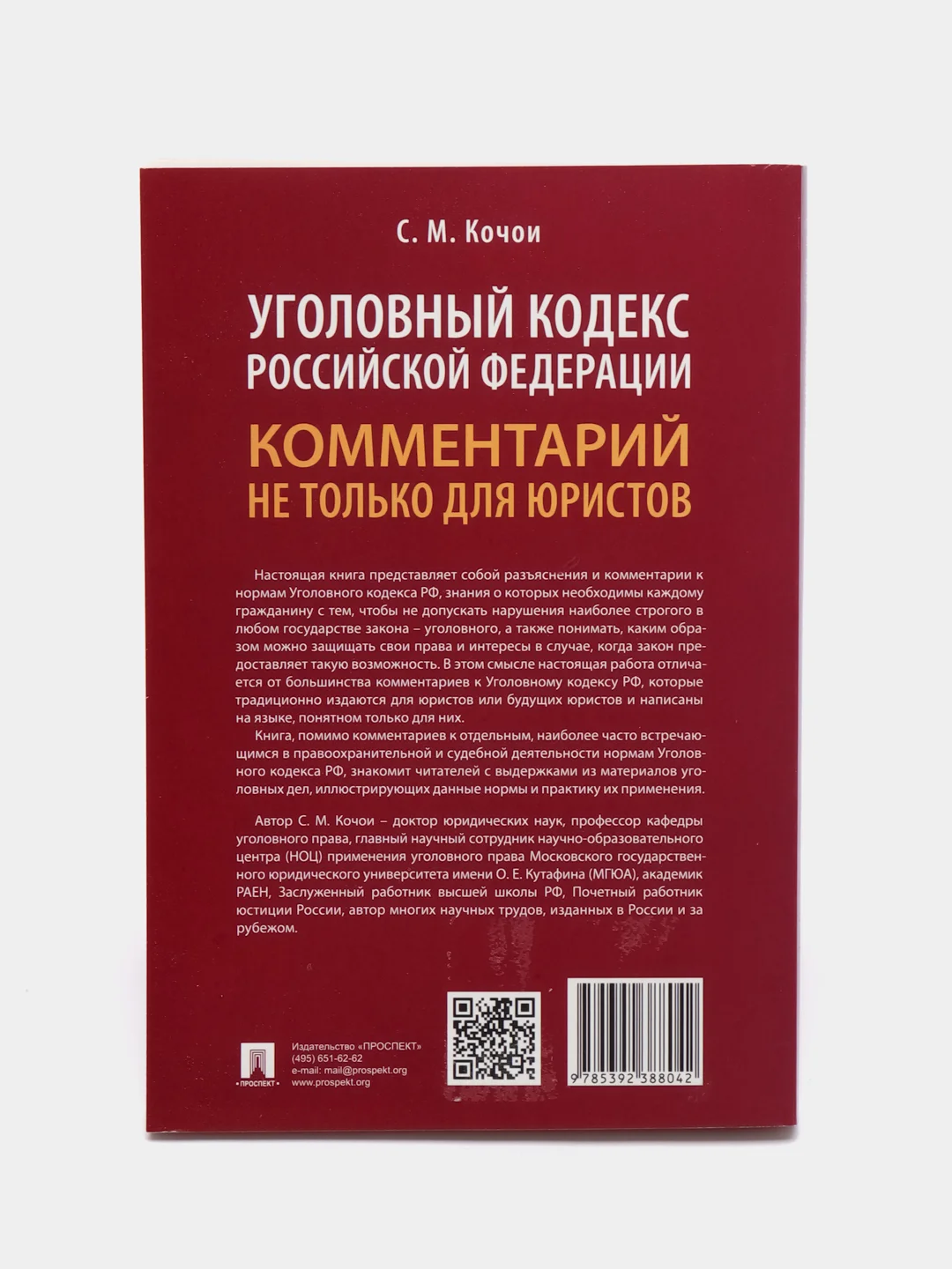 Уголовный кодекс Российской Федерации: комментарий не только для юристов. Кочои С.М