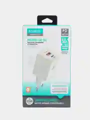 Белый зарядное устройство USB to Type-C, 20W, для IPhone, Android