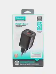 Черный зарядное устройство USB to Type-C, 20W, для IPhone, Android