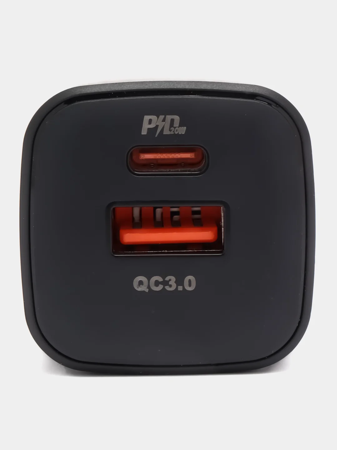 Черный зарядное устройство USB to Type-C, 20W, для IPhone, Android