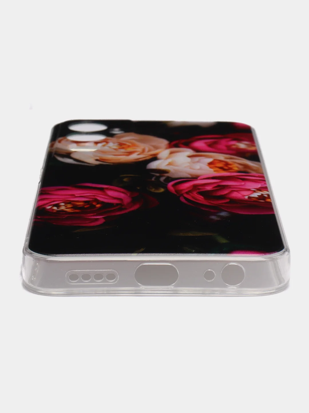 Кораллово-розовый силиконовый чехол на Tecno Pova Neo 2 (Текно Пова Нео 2)