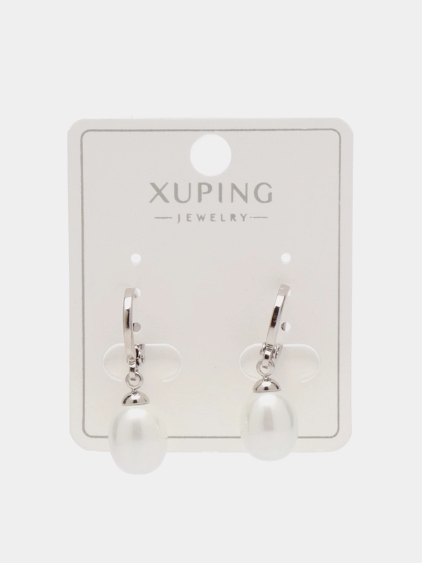 Серьги Xuping гипоаллергенные, медицинский сплав