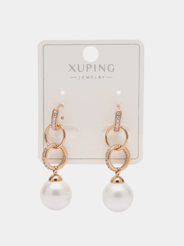 Серьги Xuping гипоаллергенные, медицинский сплав